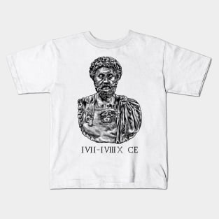 Philosopher King: Tribute to Marcus Aurelius Kids T-Shirt